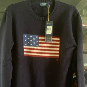 Polo Ralph Lauren American flag sweater